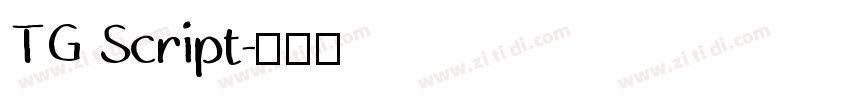 TG Script字体转换